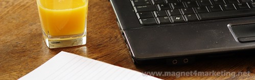 laptop orange juice